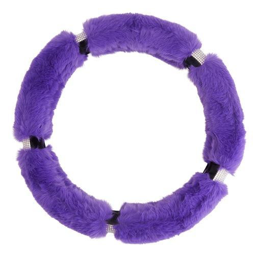 Чохол на кермо VLOD-24FA6 PRL M пурпуровий меховий без упаковки Харків - фото 7