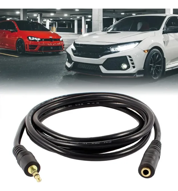 Аудіо кабель 3.5 мм, 1.4 м, для гарнітури та колонок Київ - фото 1