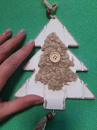 Новогоднее украшение Ёлочка Melinera 70 см бежевый Киев