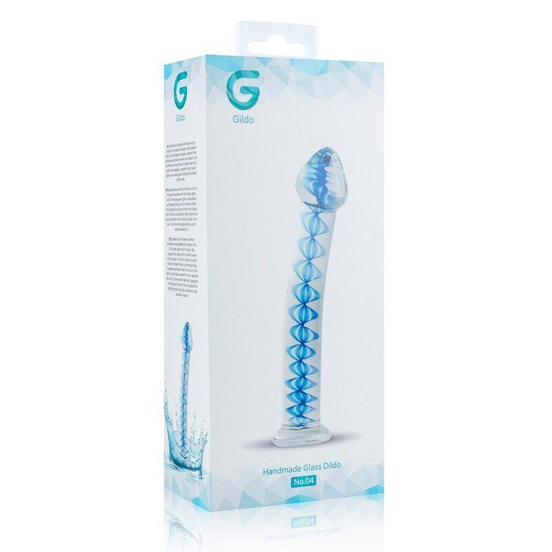 Скляний дилдо Gildo Glass Dildo No. 4, для точки G та простати Sex Aura Київ - фото 4