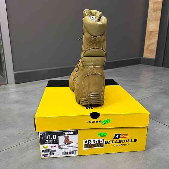 Берці Belleville KHYBER TR550 Hot weather multi-terrain boot, розмір 10/43, колір Койот, стандарт армії США (TR550 100R) Solmir Київ