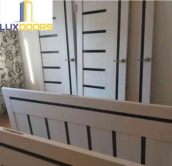 Двері Bianca Лиственниця біла полотно, покриття eco-tex Київ