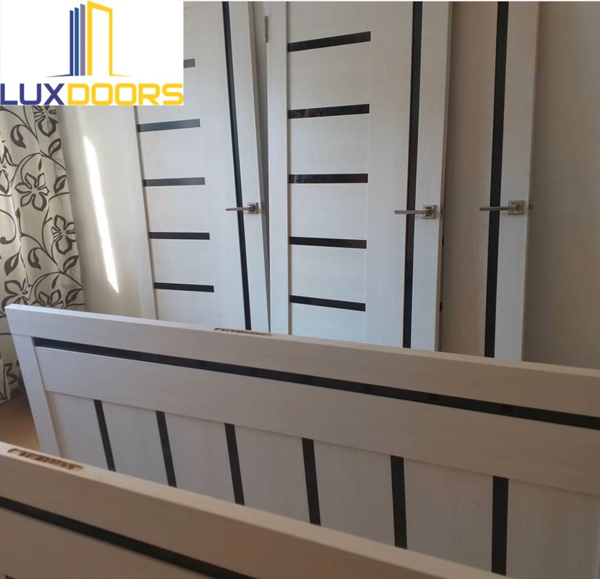 Двері Bianca Лиственниця біла полотно, покриття eco-tex Київ - фото 3