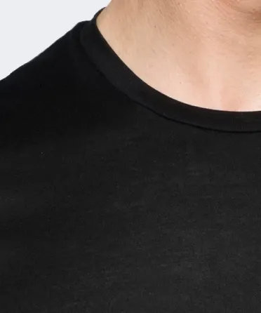 Чоловіча футболка Atlantic бавовна BMV-048 XXL, Чорний Київ