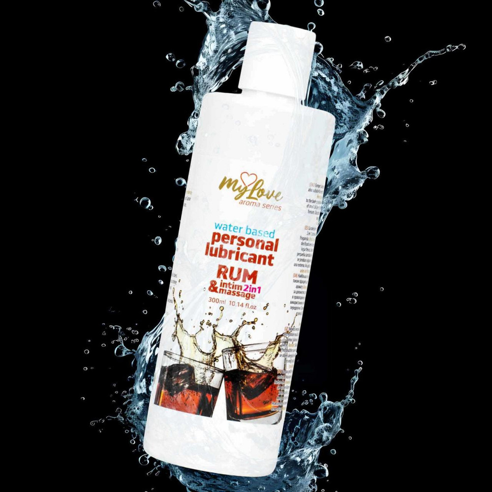 2в1 лубрикант та масажний гель - MyLove Aroma Series Intim&Massage Rum, 300 мл Sex Aura Київ - фото 4