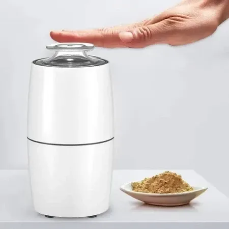 Кофемолка электрическая BITEK BT-7122 1000Вт 220В, объем 200г, 4 лезвия из нержавеющей стали, белая Одесса - изображение 8