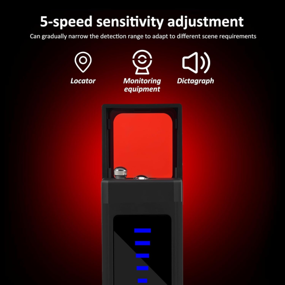 Детектор скрытых камер и жучков JETMAN RF-Scanner — Антишпионский GPS-детектор, Магнитный сенсор, 1МГц–6500 МГц Киев