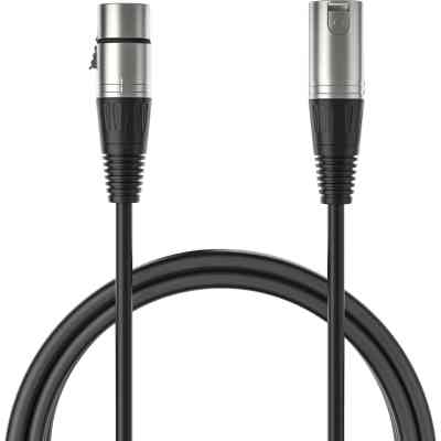 Мікрофонний кабель Fifine XLR Male to Female Black 1.8 м (L9C) Вінниця