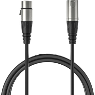 Мікрофонний кабель Fifine XLR Male to Female Black 1.8 м (L9C) Вінниця - фото 2