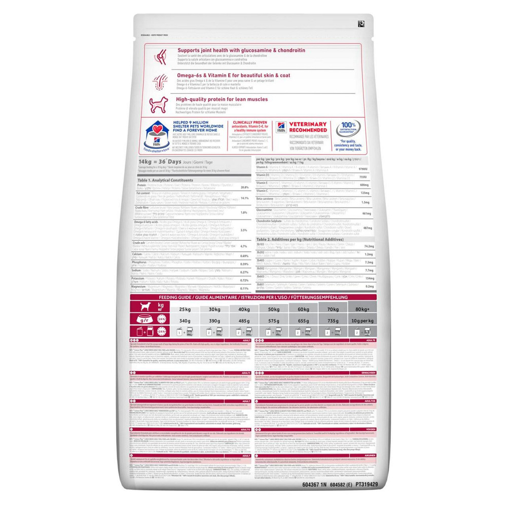 Hills Science Plan Canine Adult Large Breed Chicken (Хиллс СП Канин Эдалт для собак 1-5 лет крупных пород 25+) Запорожье - изображение 2