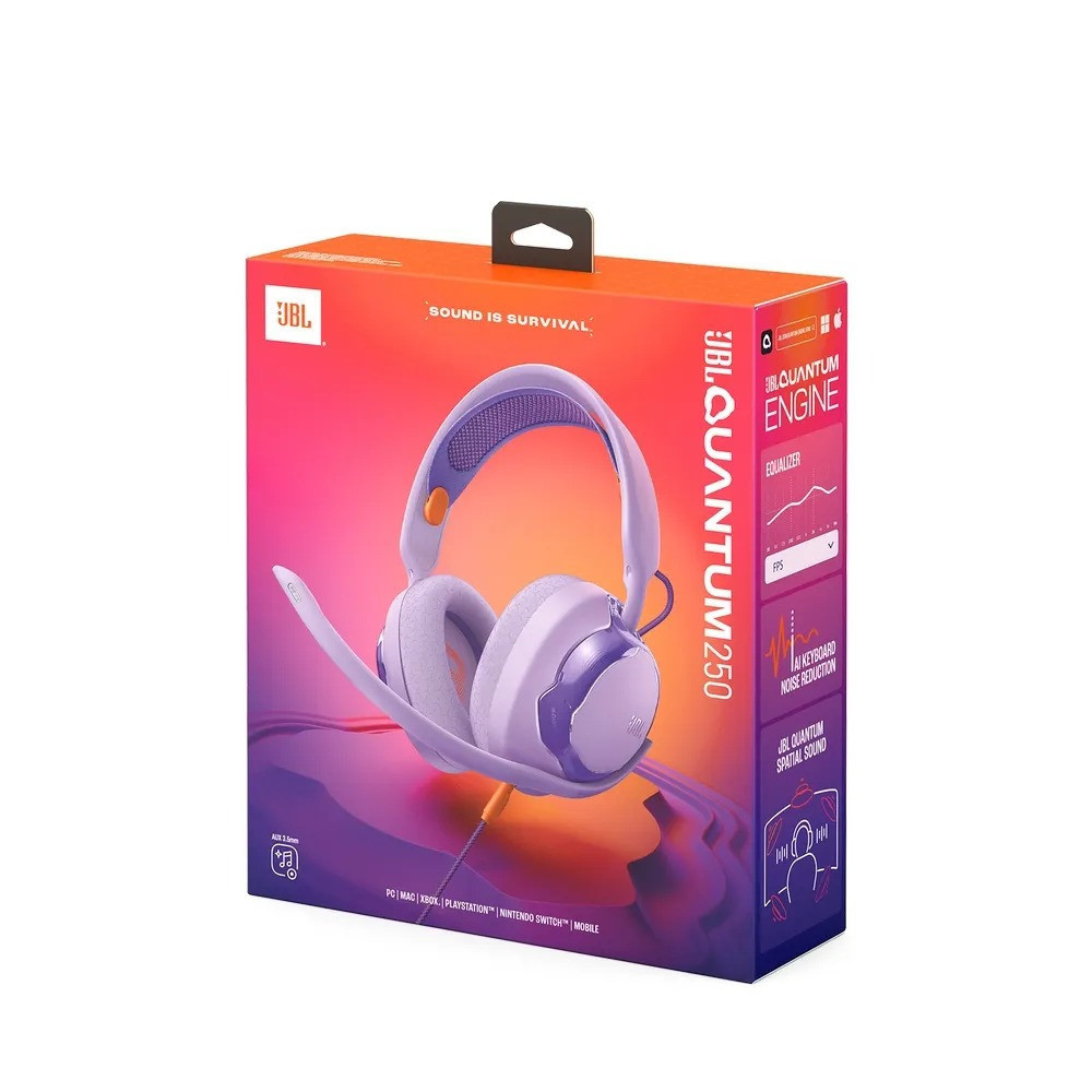 Гарнітура JBL Quantum 250 Purple (JBLQTUM250PUR) ( 11912 ) Харків - фото 1