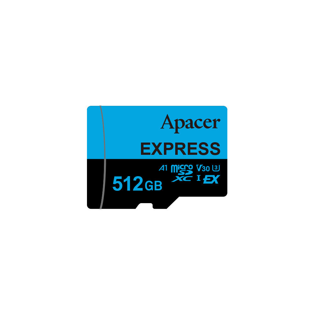Карта пам'яті microSDXC  (UHS-1 U3) Apacer Express 512Gb class 10 V30 A1  Read/Write:810/700 MB/sec (Compatible with Nintendo Київ - фото 1