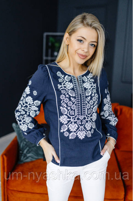 Жіноча вишиванка натуральна "Владана" L, XL Кривий Ріг - фото 6