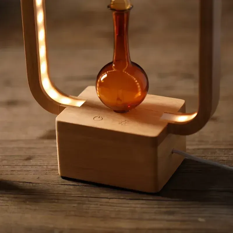 Эко-аромадиффузор для дома электрический с подсветкой 2-в-1 Doctor-101 Lumière Square. Аромадиффузор из натурального дерева Днепр - изображение 3