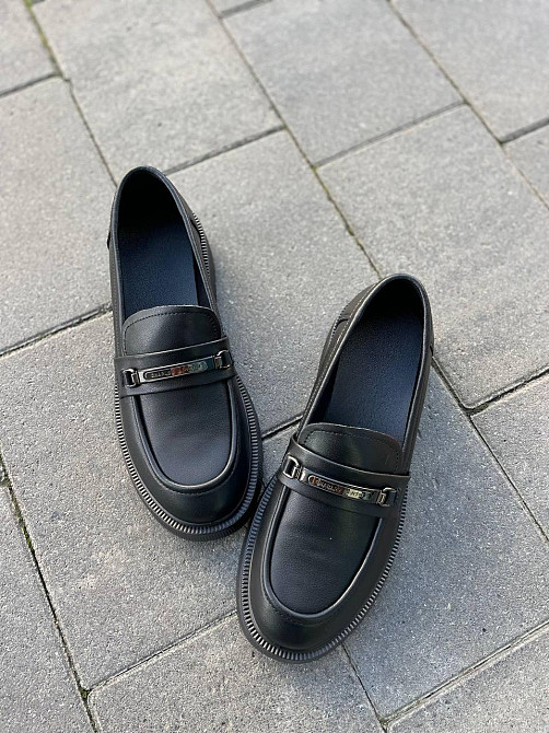 PLPS Лофери жіночі PLPS чорні натуральна шкіра 37-41р. (R033-1) Коломыя - изображение 7