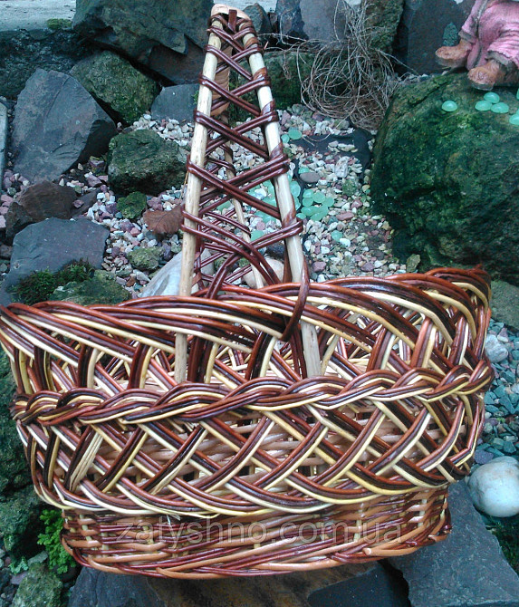 Пасхальная корзина овальная кофейная Киев - изображение 2