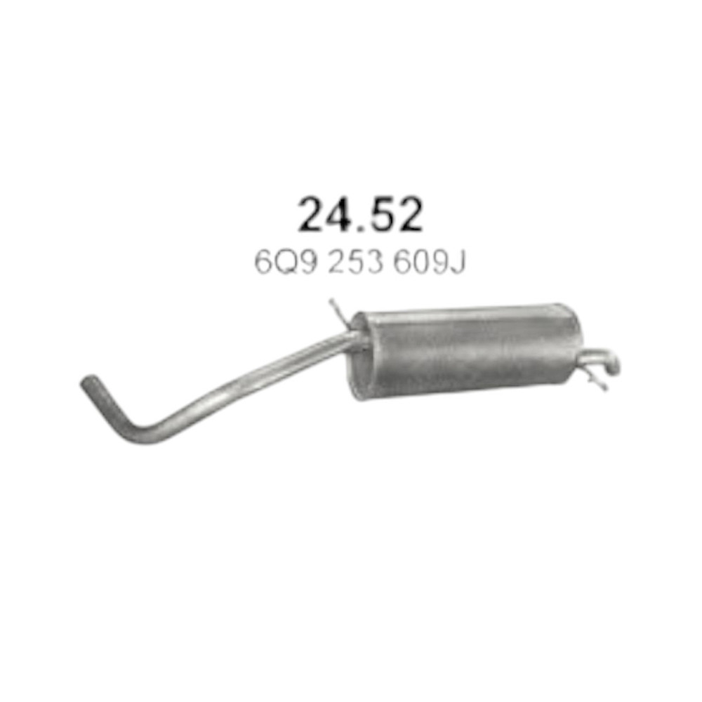 Глушник Fabia, Сеат Cordoba 1.2 Шкода Мукачево - фото 1