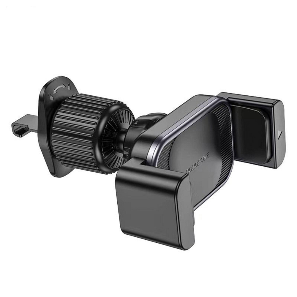 Тримач для мобільного BOROFONE BH106 Ascend pull clip car holder(air outlet) Black Metal Gray (6941991109713) Київ - фото 3
