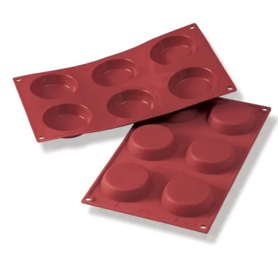 Форма для выпечки Silikomart "Коло" d 70 mm, h 17 mm (SF046/C) Винница - изображение 1