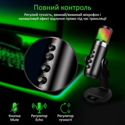 Мікрофон Vertux Marshal USB Black (marshal.black) Вінниця - фото 8