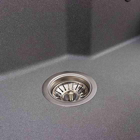 VALESO Гранітна мийка для кухні VALESO NIKA 7545 матова Сірий мусон Київ