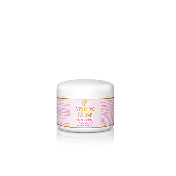 Скраб із гіалуроновою кислотою та квітковими екстрактами Hyaluronic face scrub with flower extracts Yelow rose 50мл Дніпро - фото 1