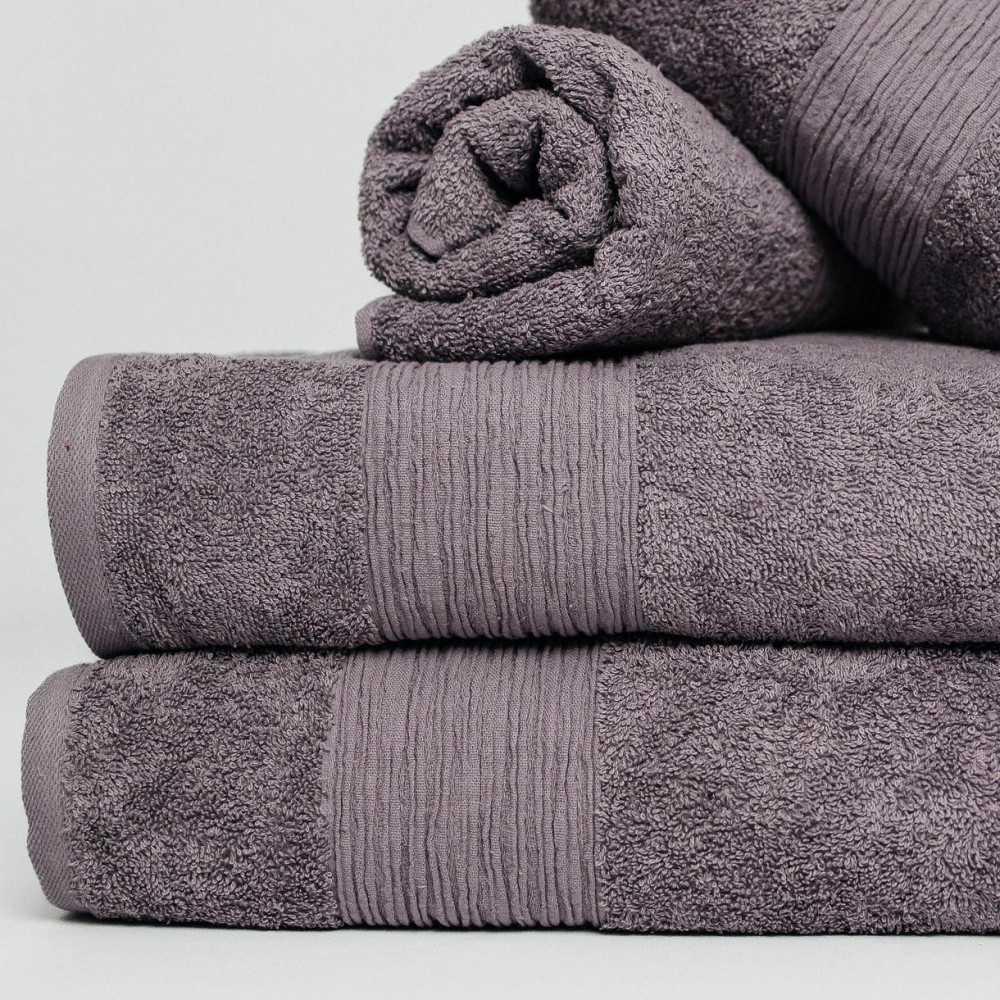 Набір Махрових рушників , Махра,Сірий, 50/90 та 70/140 Київ - фото 5