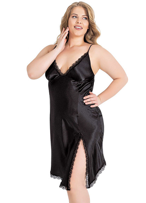 Сорочка нічна атласна PR 2064-1 2XL Київ - фото 1