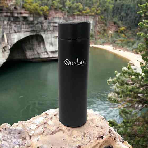 Термос с цифровым дисплеем температуры, Термос для чая помповый Умный с датчиком температуры NH-12 Львов