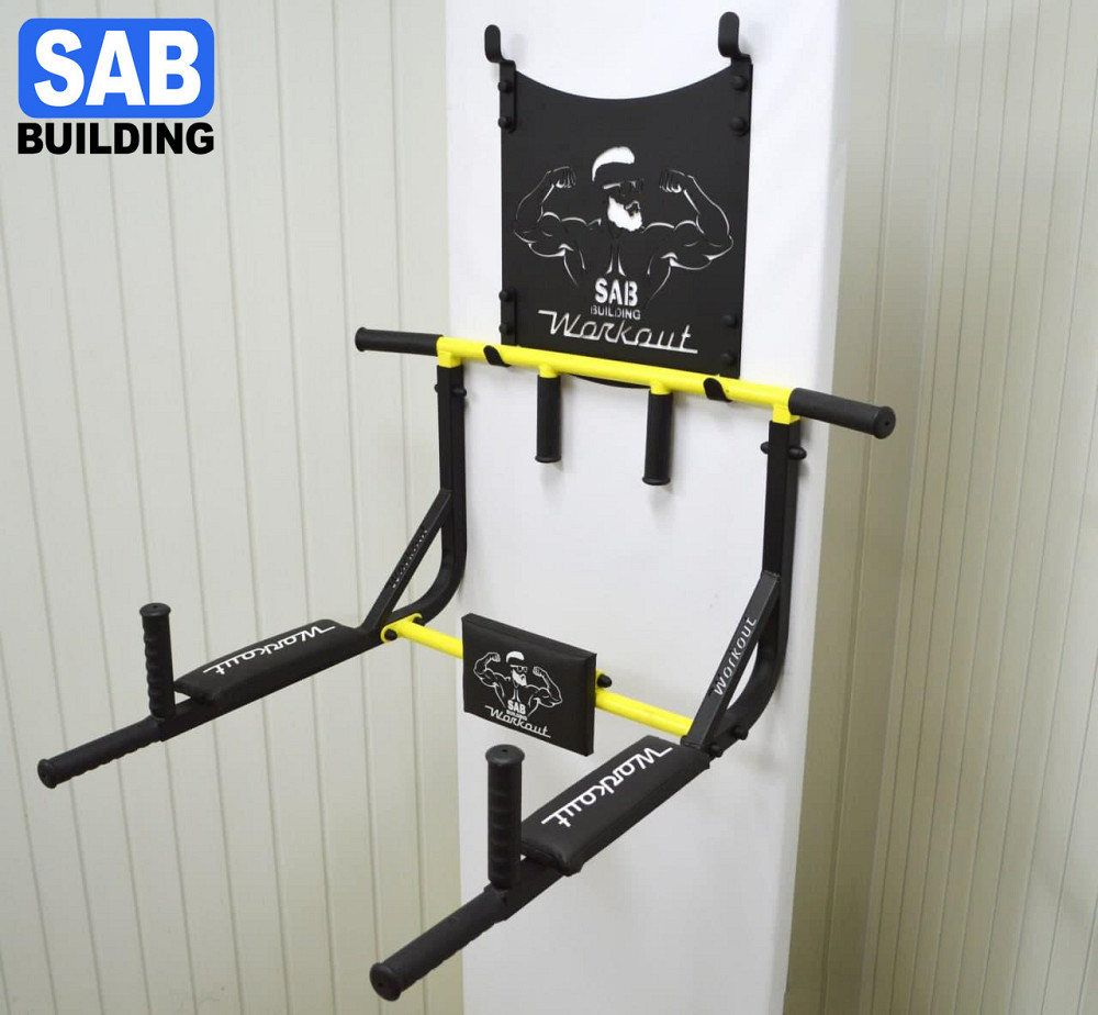 Турнік бруса 4 в 1 (3 в 1) Workout домашній розбірний настінний (на стіну) з рамкою в комплекті А Харків - фото 4