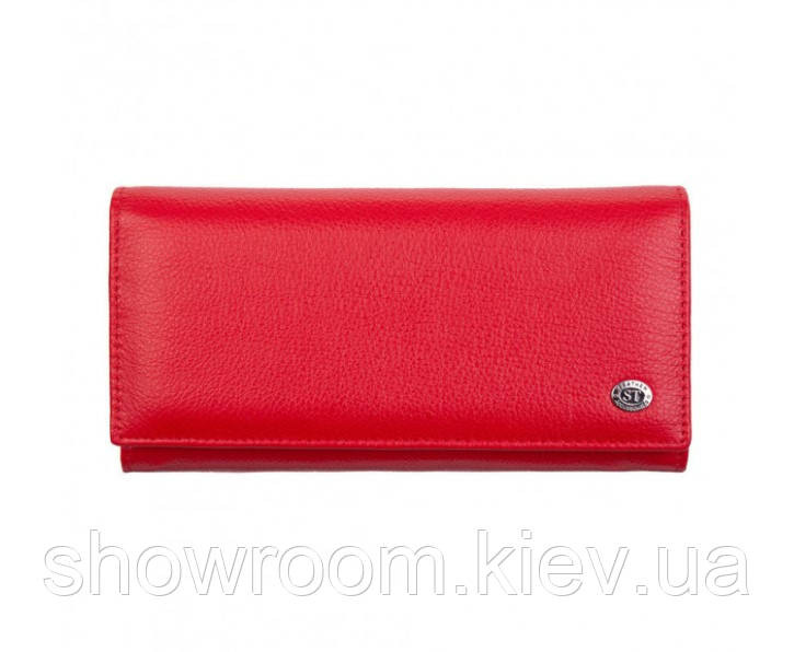 Женский кожаный удобный кошелек (15011) красный Киев - изображение 1