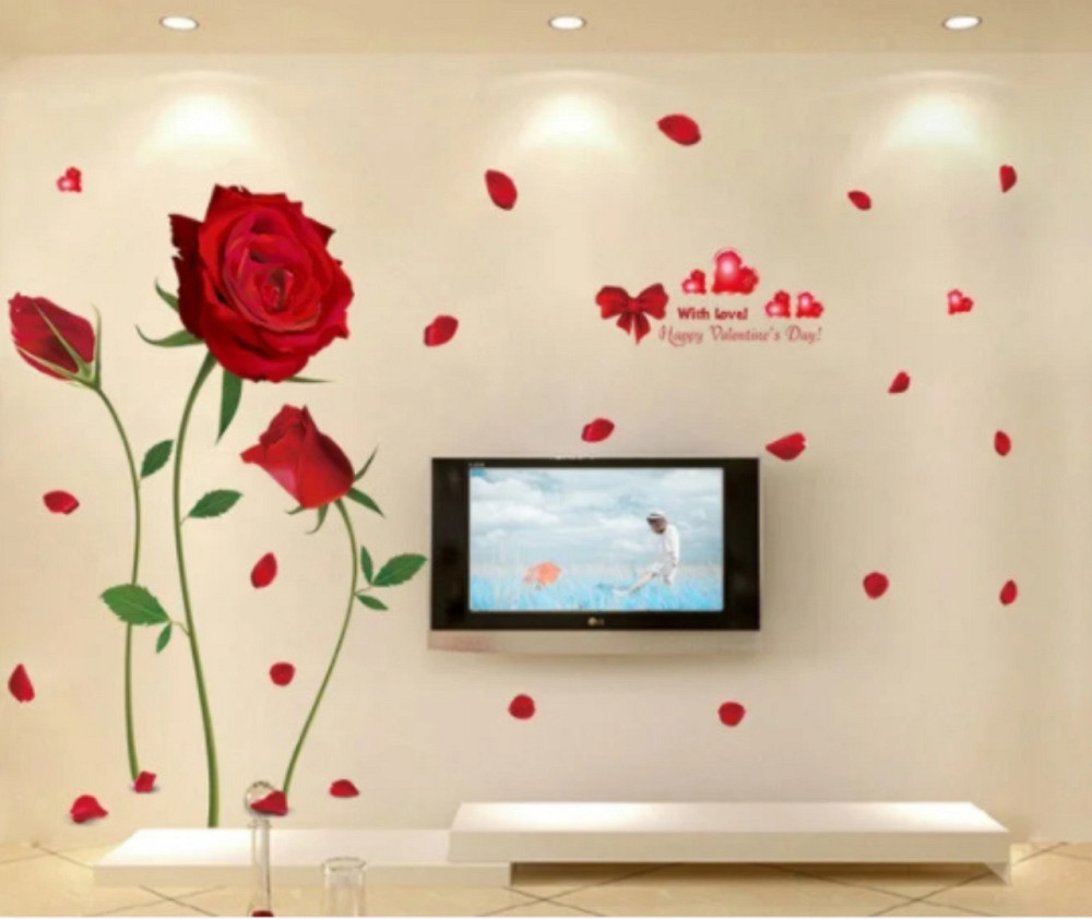 Интерьерная наклейка Красные розы Киев - изображение 2