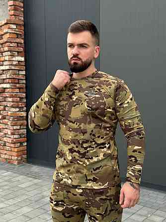 Тактична чоловіча термобілизна мультикам військовий комплект термобілизни мультикам усі розміри WAR Львів