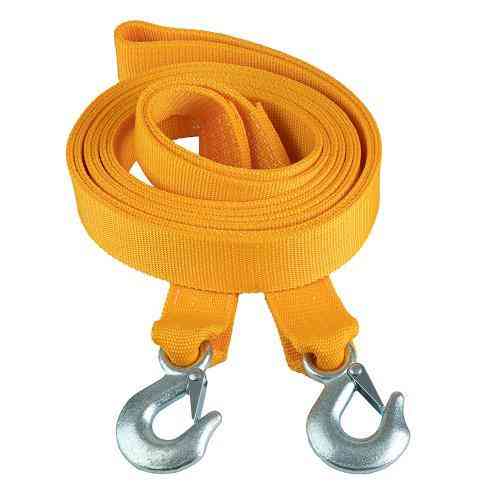 Трос буксирувальний ТР-250-4-1 4т стрічка 48мм х 5м оранжевий гак у пакеті Харків