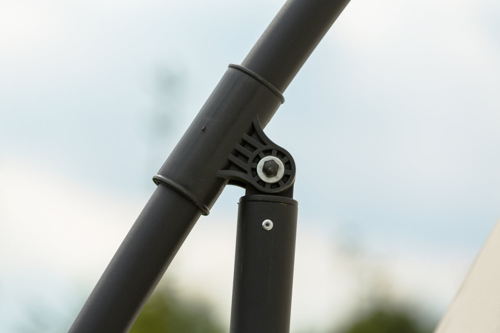 Садовый раскладной зонтик Funfit Garden (диаметр - 3 метра) с боковой стойкой, Зеленый Киев - изображение 8