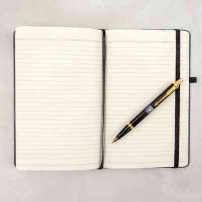 Ручка кулькова Parker IM 17 CITY Black GT BP Герб Києва + блокнот Parker + подар.упак. GIFT24 (22032b24_C0010u) Вінниця