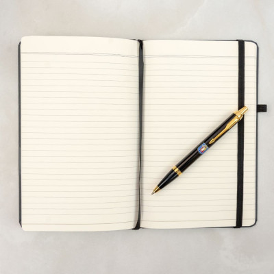 Ручка кулькова Parker IM 17 CITY Black GT BP Герб Києва + блокнот Parker + подар.упак. GIFT24 (22032b24_C0010u) Вінниця - фото 4