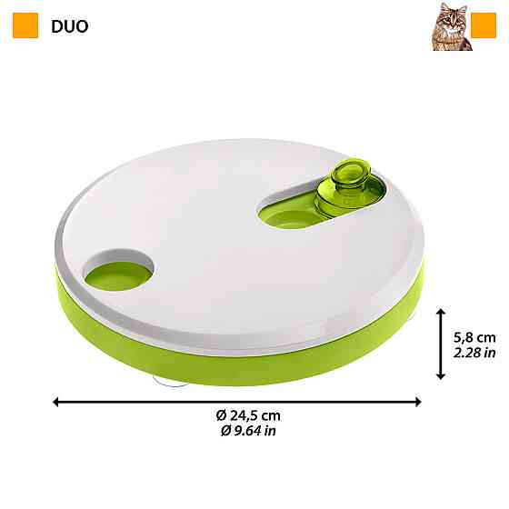 Интерактивная игрушка для собак и кошек с тайниками для сухого корма Ferplast Duo (Ферпласт Дуо) Запорожье