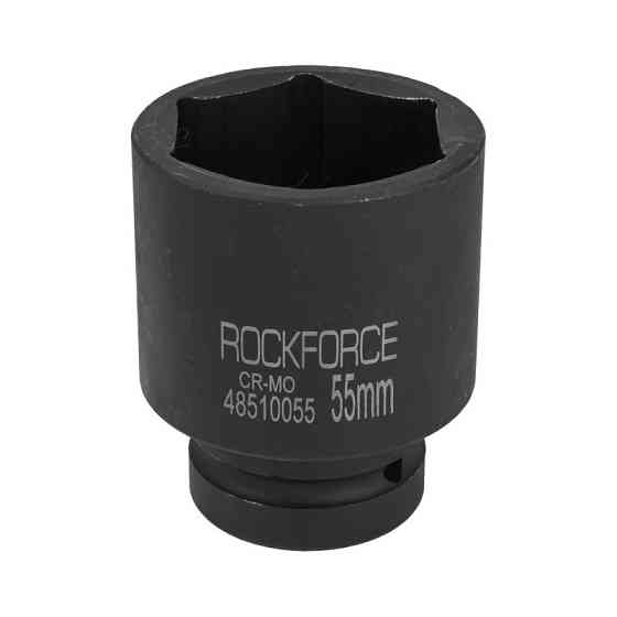 Головка ударна глибока 1" 6-гранна 55мм ROCKFORCE RF-48510055 Одеса