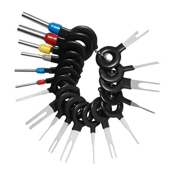 Набор экстракторов для извлечения клем Чёрно- Гума, метал, універс., кузов Київ