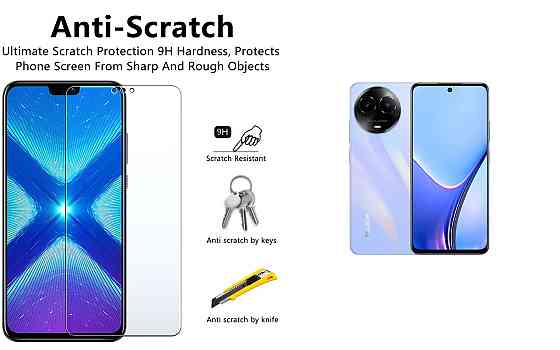 Защитное стекло NeoGlass для Realme V50, Realme V50s – ультрапрозрачное и устойчивое Киев
