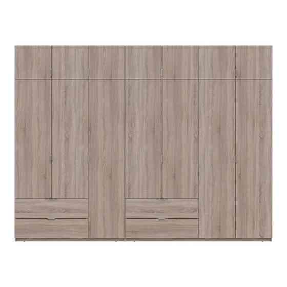 Шкаф для одежды Doros Лукас Дуб сонома 3+4 ДСП 315х50х240 DRS-011709 (42005135) Днепр