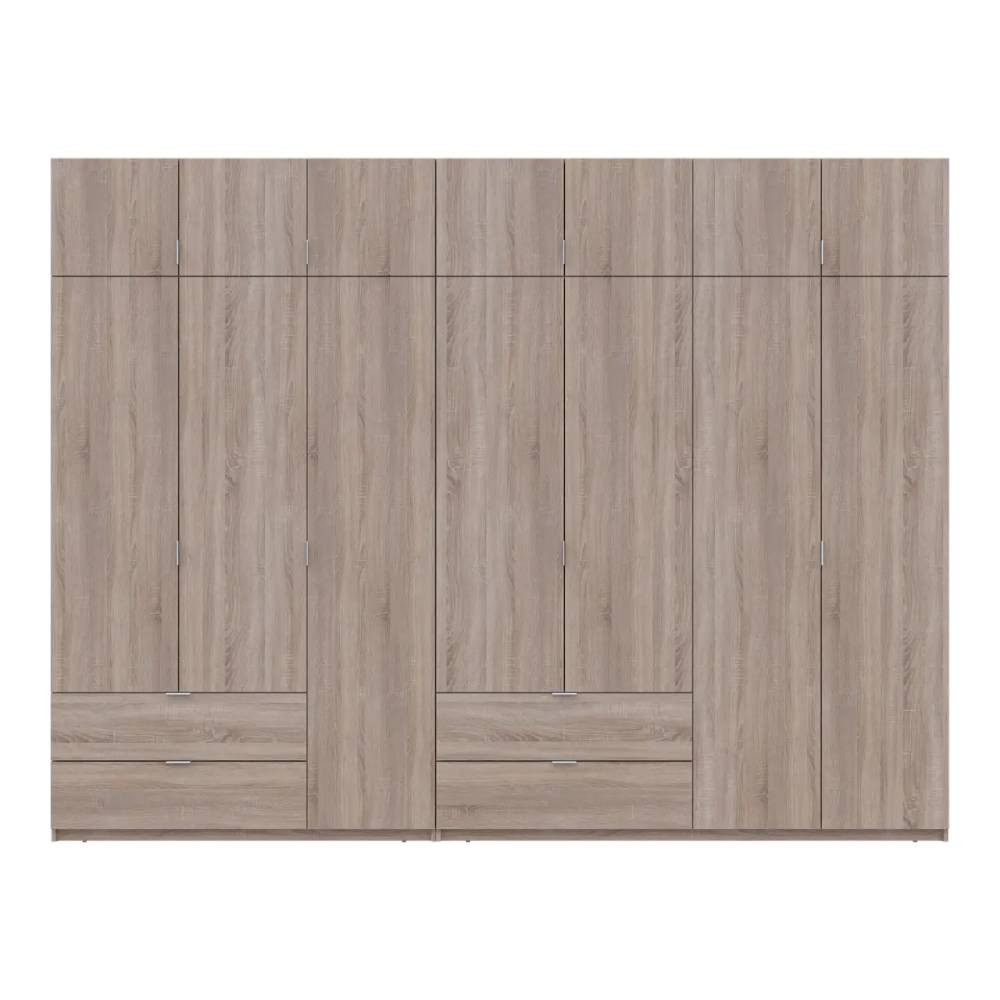 Шафа для одягу Doros Лукас Дуб сонома 3+4 ДСП 315х50х240 DRS-011709 (42005135) Дніпро - фото 4