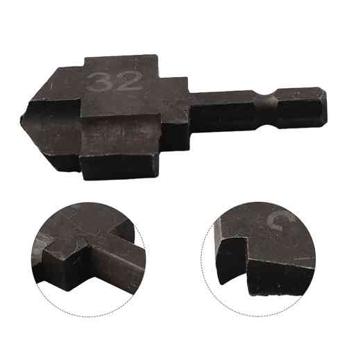 Ступенчатое плоское сверло 32мм для PPR труб и восстановления фитингов, HSS Винница