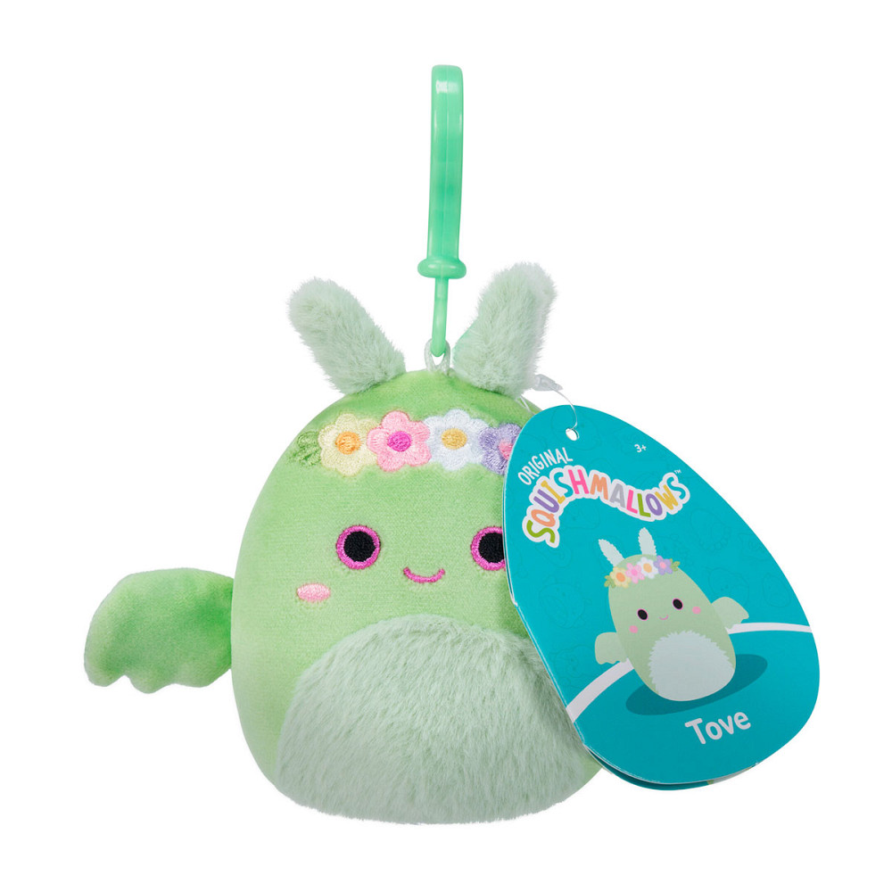 М'яка іграшка на кліпсі Squishmallows – Дракон Тов (9 cm) Дніпро - фото 7