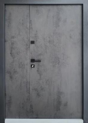 Двері вуличні Форт-М модель ВЕГА МЕТАЛ/МДФ антрацит/оксид темний Київ - фото 2