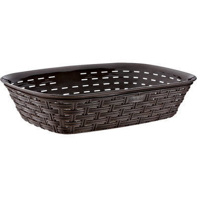 Хлебница Irak Plastik 2,5 л під ротанг коричнева (12073) Винница - изображение 1