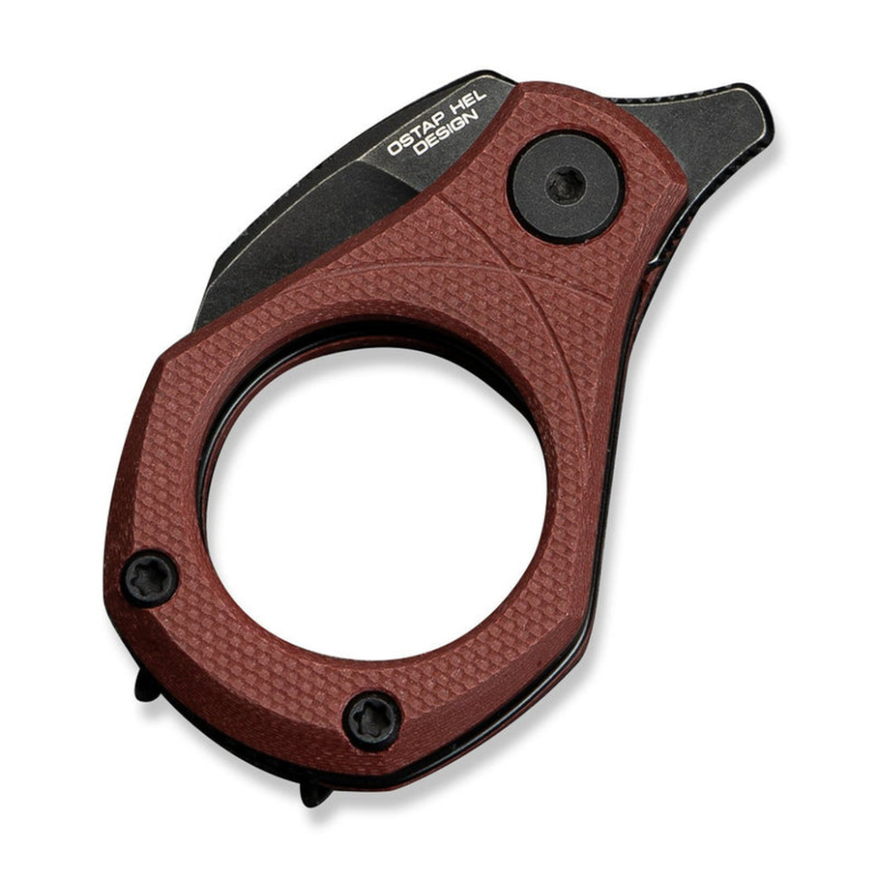 Нож складной карманный Civvi Pyrus, (1.6 см) 14C28N / G10 темно-красный Киев - изображение 6