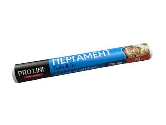 Пергамент для випікання 10м Білий 28см силікон ТМ ProLine Київ