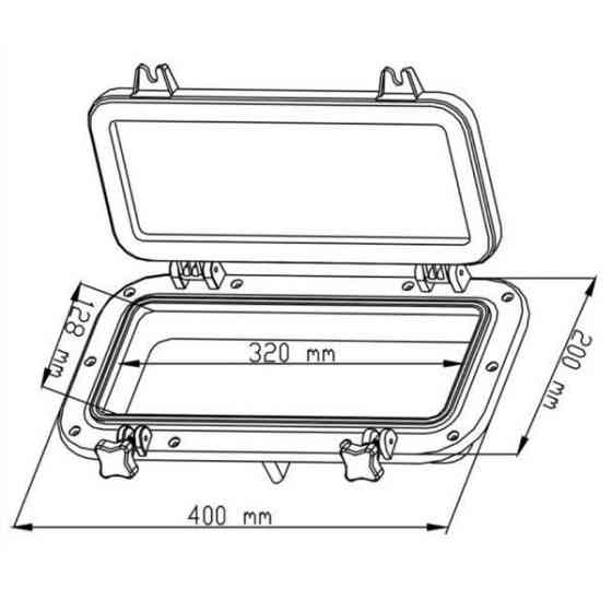 Люк иллюминатор 400200 Seaflo SFPP1-04 Киев